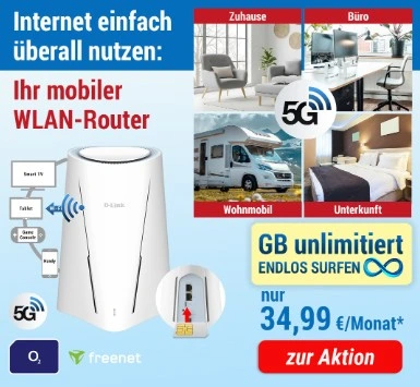 D-Link Router mit Flatrate